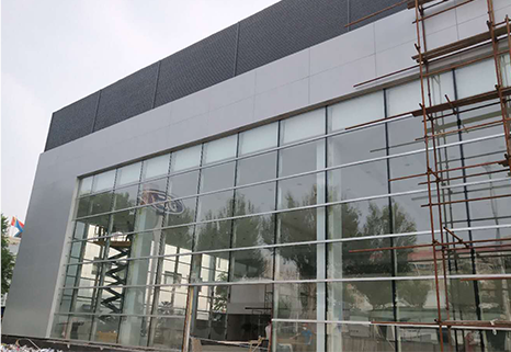 济南福特4S店玻璃幕墙&铝板外墙工程